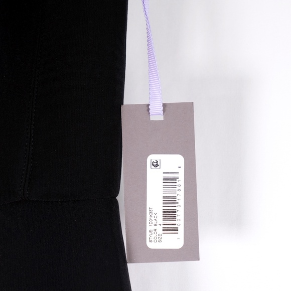 VERA WANG Black Scuba Fit & Flare Cocktail Dress - Picture 12 of 16